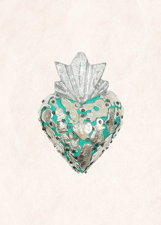 Ex- Voto - Coeur Sacré - Bleu