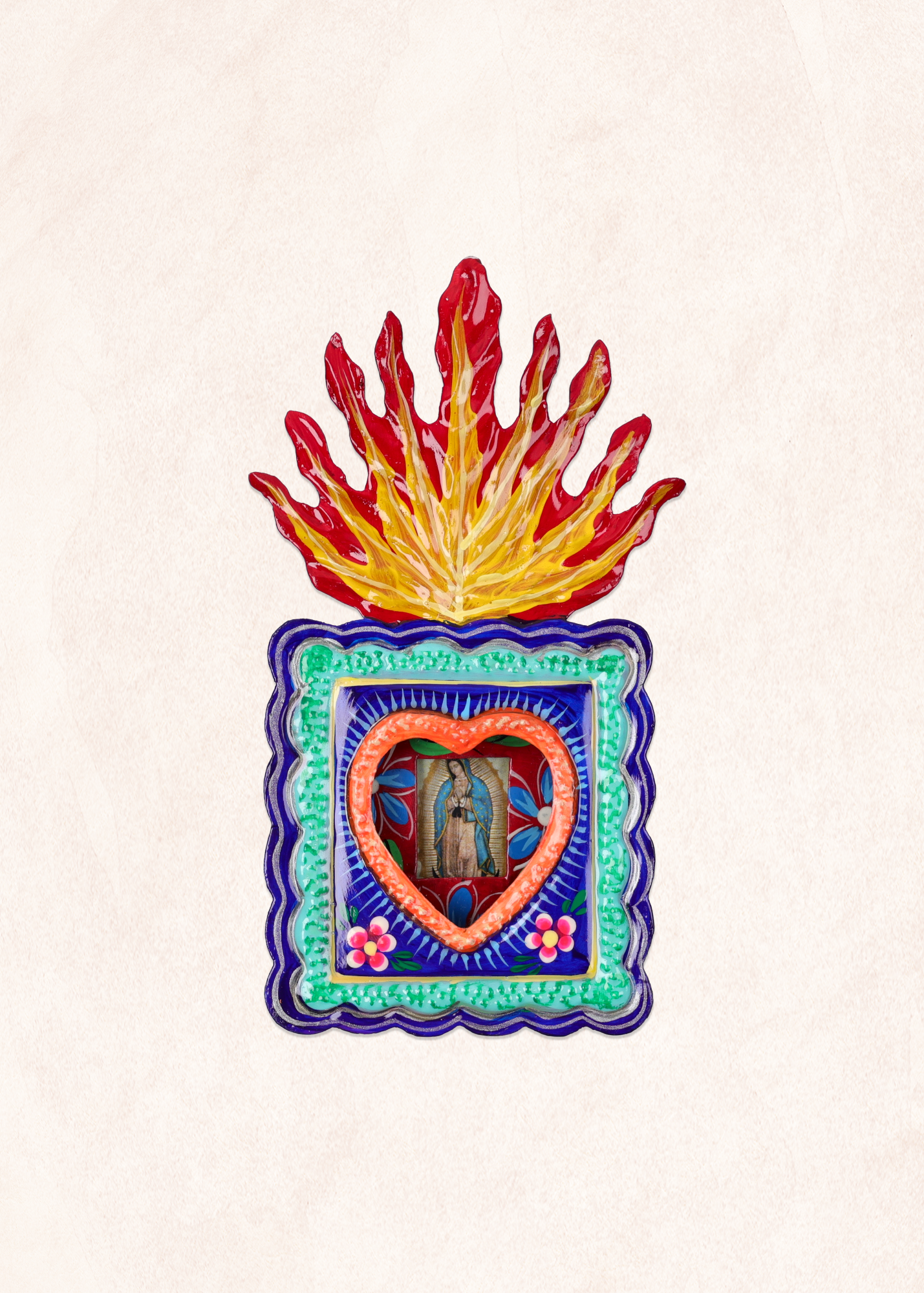 Ex- Voto - Marie - Bleu