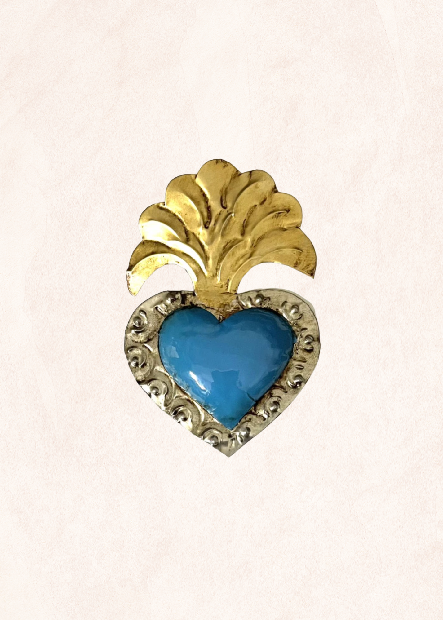 Ex- Voto - Petit Coeur bleu