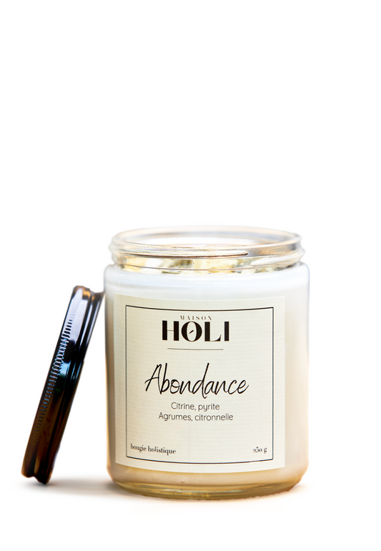 Bougie Abondance - Agrumes & Citronnelle