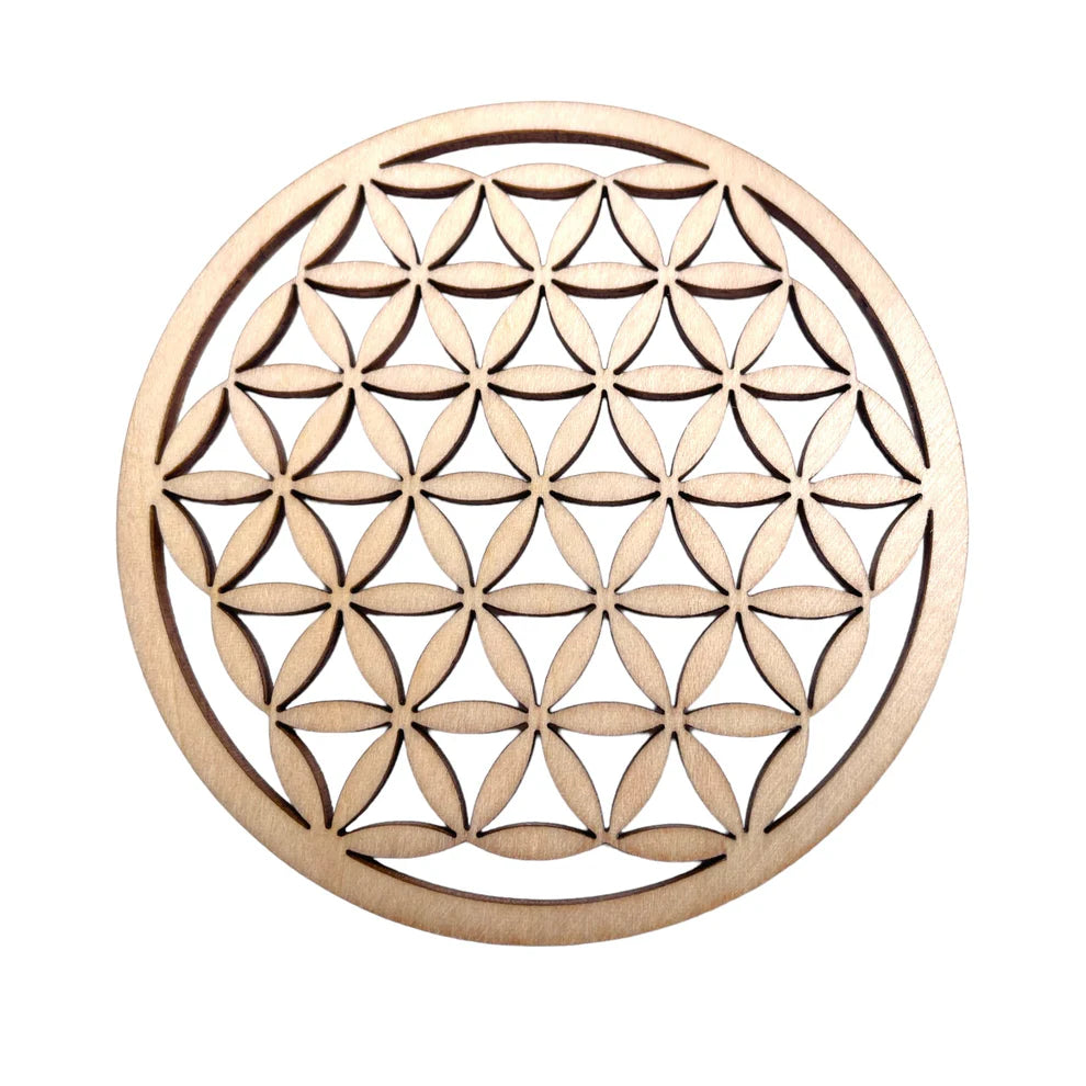 Plaque fleur de vie pleine découpée