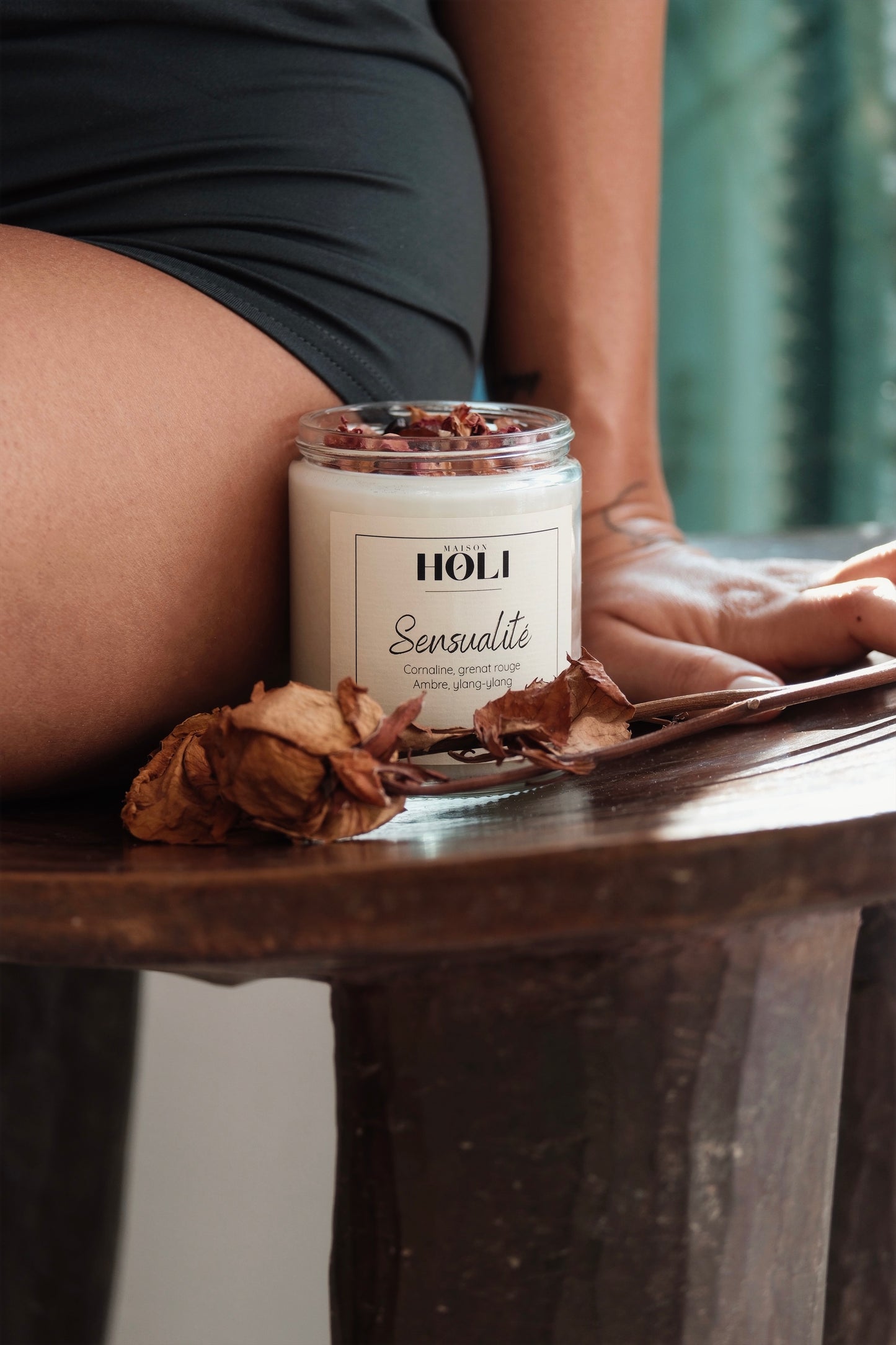 Sensuality Candle - Amber Ylang-ylang & Cornline Garnet