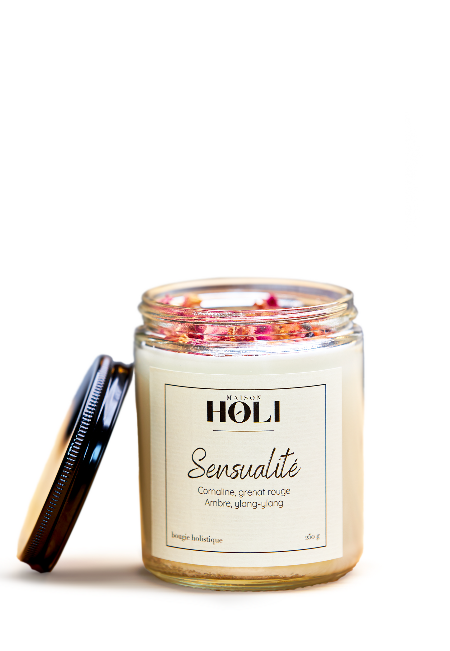Sensuality Candle - Amber Ylang-ylang & Cornline Garnet